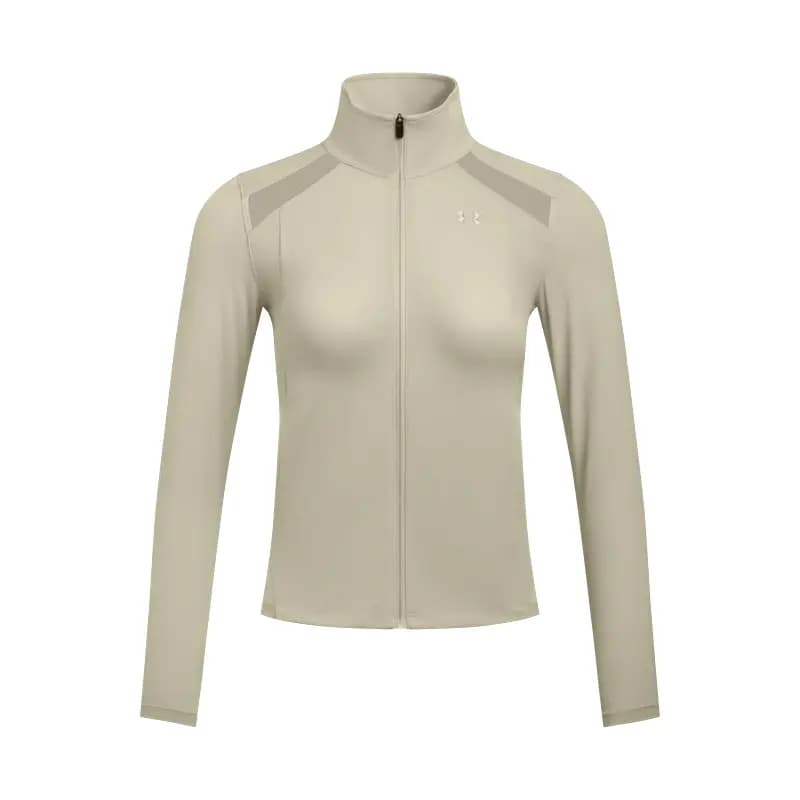 Under Armour COOLMESH Qadın İdman Pencəyi Qəhvəyi/Boz