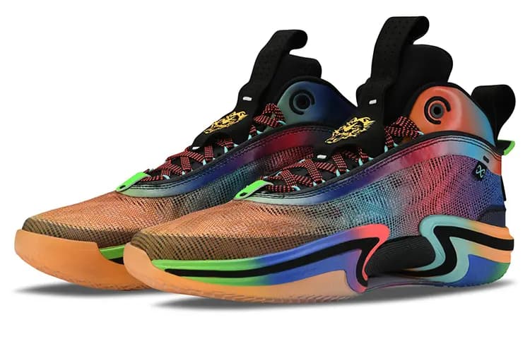 JORDAN 36 Gc Year Of The Tiger Rainbow 2