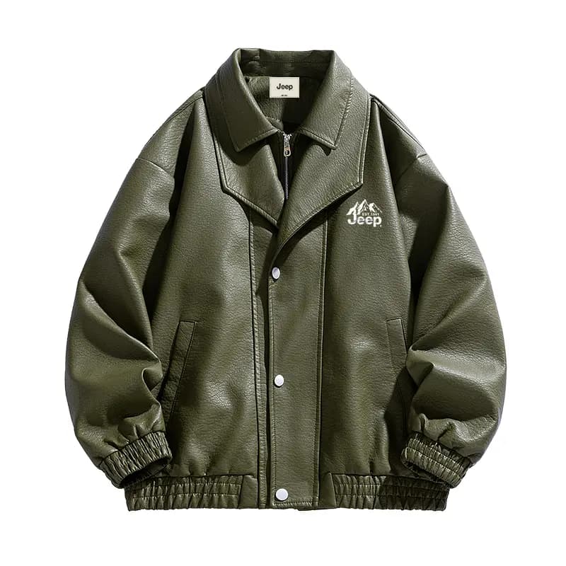 Jeep Unisex Dəri Pencək 5