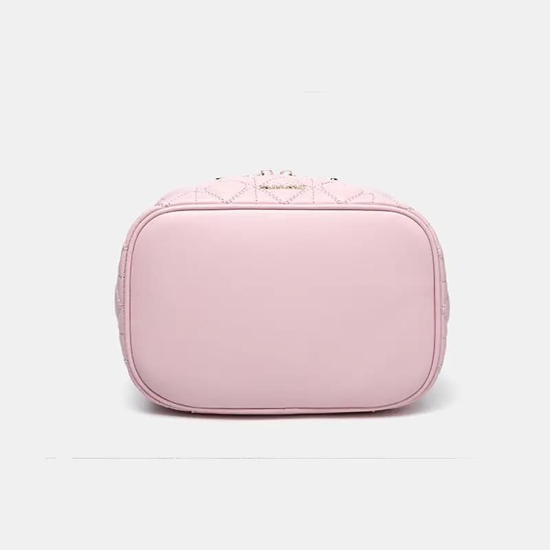 Disney Minnie Portable Versatile Cute Faux Leather Travel Storage Bag Large Women's Multi-Color 12