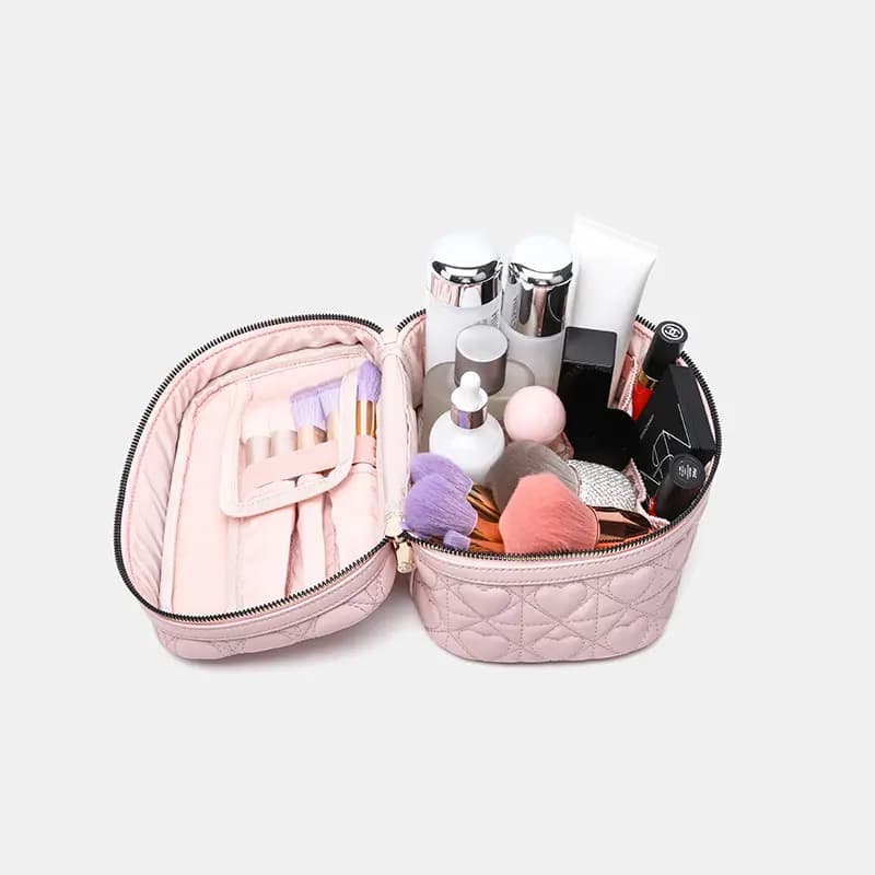Disney Minnie Portable Versatile Cute Faux Leather Travel Storage Bag Large Women's Multi-Color 14