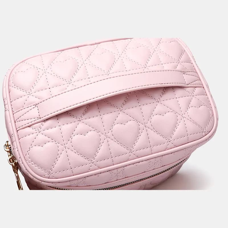 Disney Minnie Portable Versatile Cute Faux Leather Travel Storage Bag Large Women's Multi-Color 11
