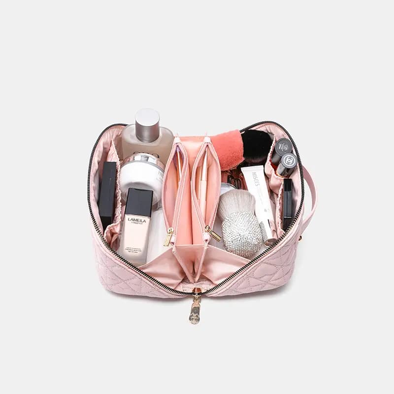 Disney Minnie Aurore Versatile Portable Multi-Layer Synthetic Leather Travel Organizer Bag Women's Multi-Color 13