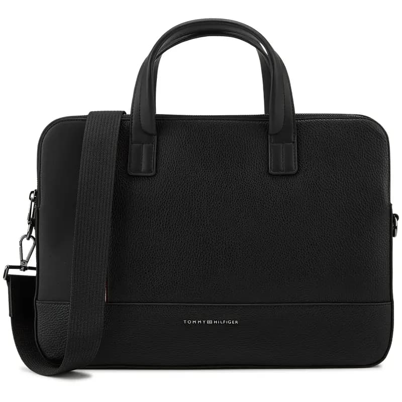 Tommy Hilfiger Laptop Çantası Kişi Qara
