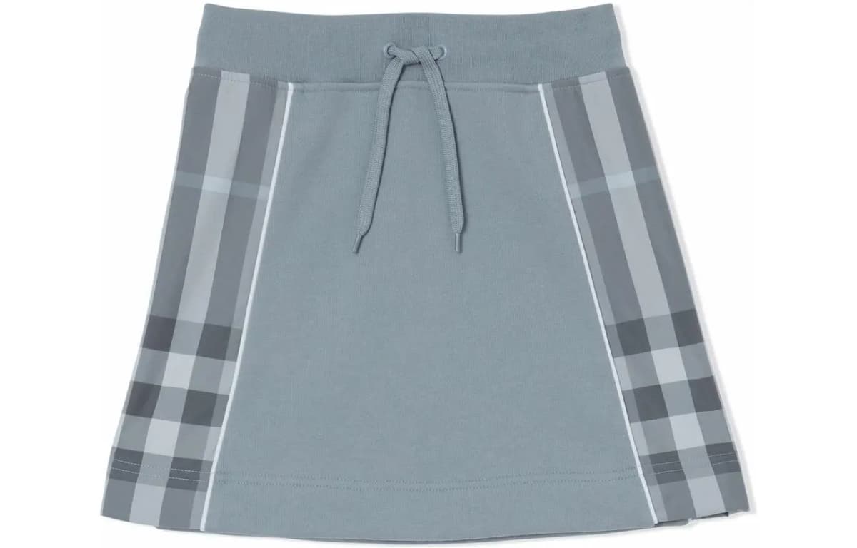 Burberry SS22 Uşaq Ətəyi Mavi