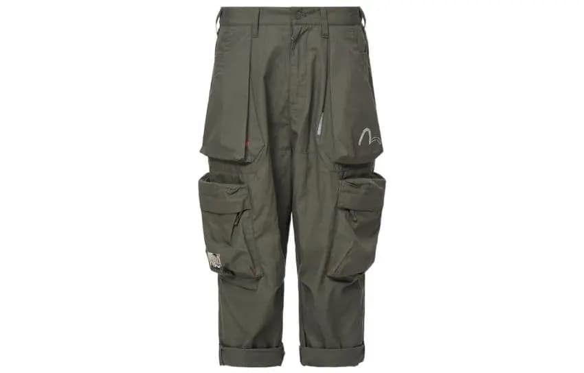 EVISU SS22 Casual Pants Men's Dark Gray