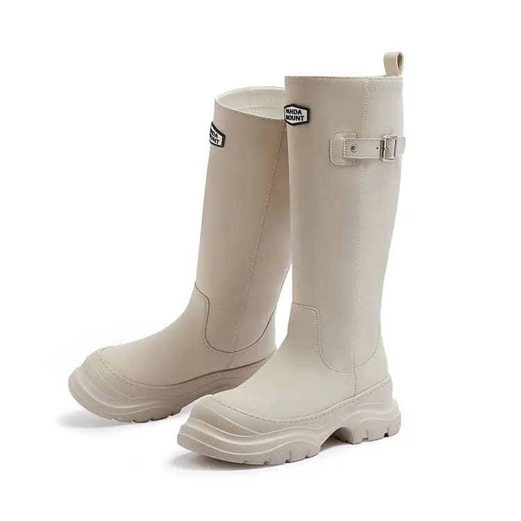 CAMEL Height-Increasing Waterproof Slip-Resistant Trendy Versatile Slimming Rain Boots Women's 8