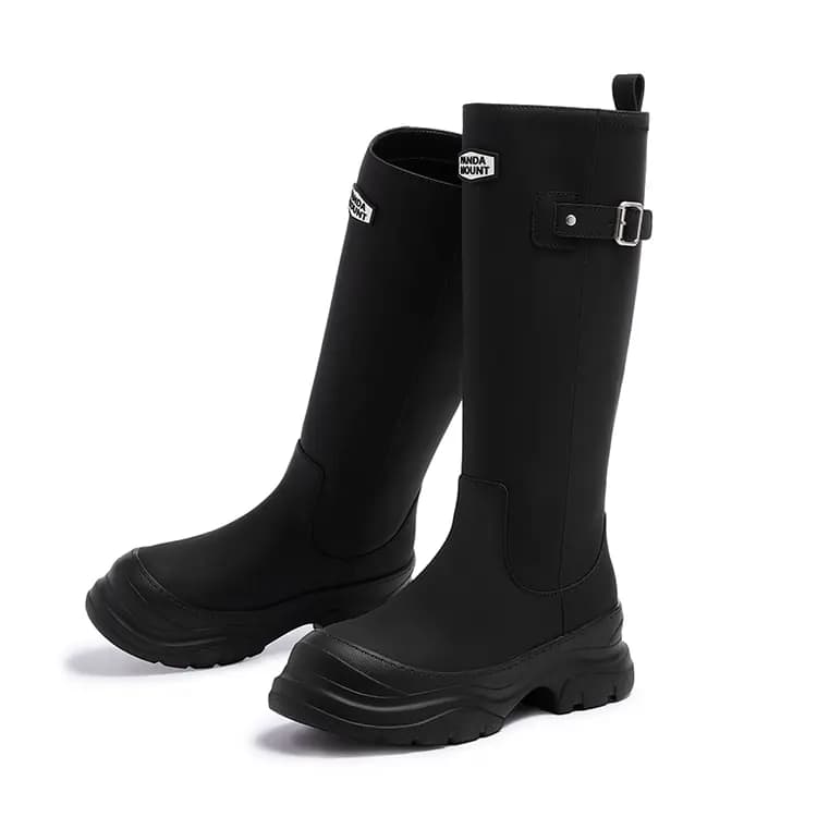 CAMEL Height-Increasing Waterproof Slip-Resistant Trendy Versatile Slimming Rain Boots Women's 13