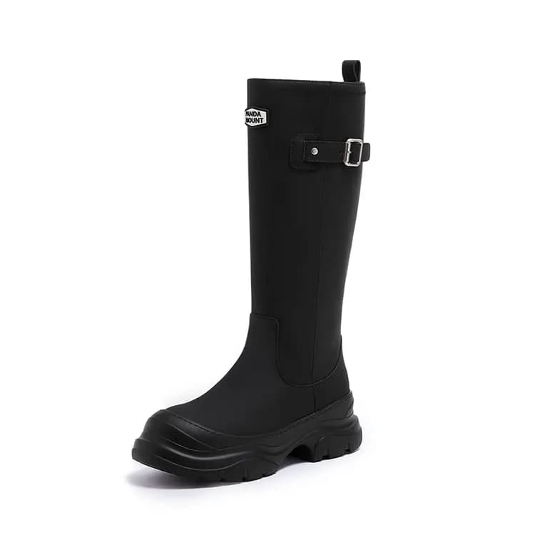 CAMEL Height-Increasing Waterproof Slip-Resistant Trendy Versatile Slimming Rain Boots Women's 11
