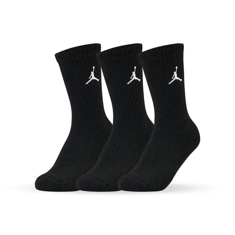 Jordan Classic Jumpman Logo Sport Socks Crew Socks (3-Pack) Youth 4