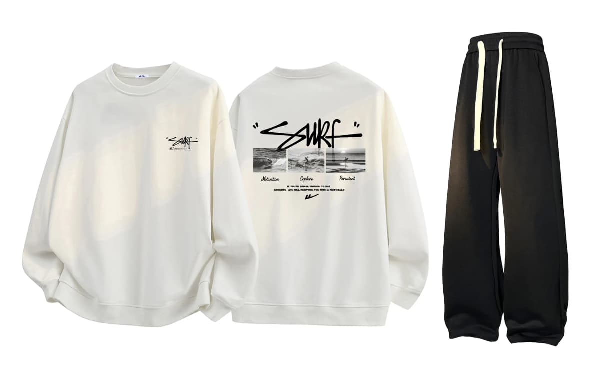 Warrior 'Riding the Waves' Sweatshirt və Şalvar Dəsti Unisex
