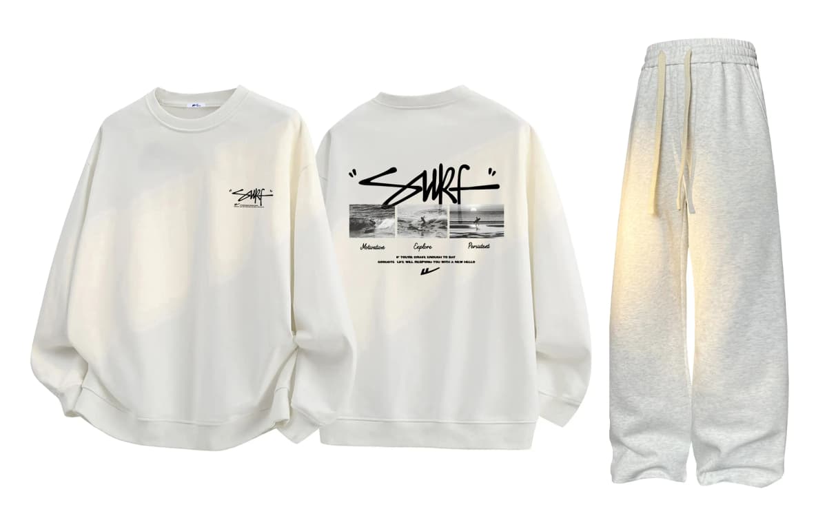 Warrior 'Riding the Waves' Sweatshirt və Şalvar Dəsti Unisex 4