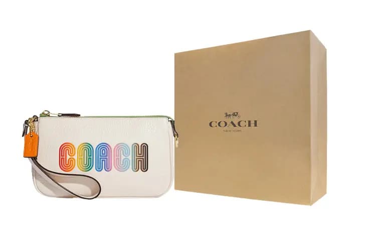COACH Nolita Pochette Klutch Çanta Qadın Ağ 6