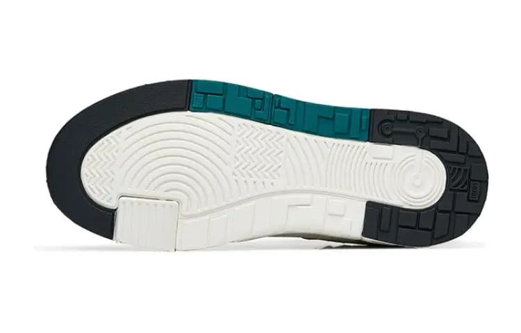 Big Kid Anta Street Play Trendy Street Dance Anti-Slip Wear-Resistant Low-Top Kids Skate Shoes White-Orange 5