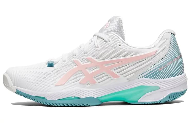 Asics Solution Speed Ff 2 Qadın Ayaqqabısı 'White Frosted Rose'