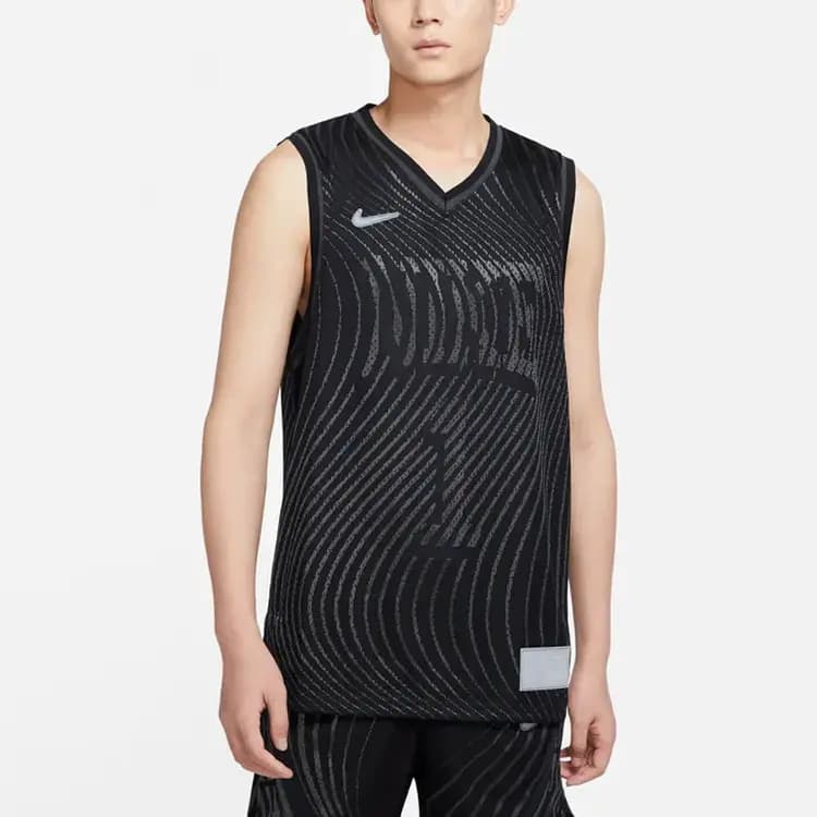 Nike Dri-FIT ADV Kişi Basketbol Maykası Qara 4
