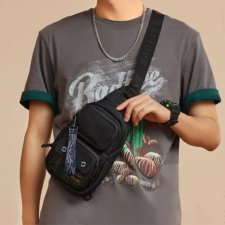 LiNing Badfive Çarpaz Çanta Unisex Qara 6