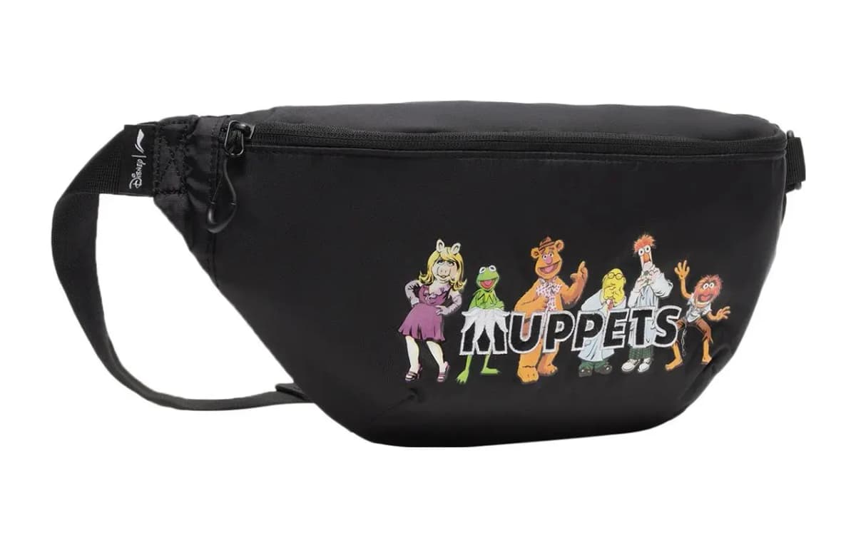 LiNing Disney Muppet Çiyin Çantası Unisex Qara 2