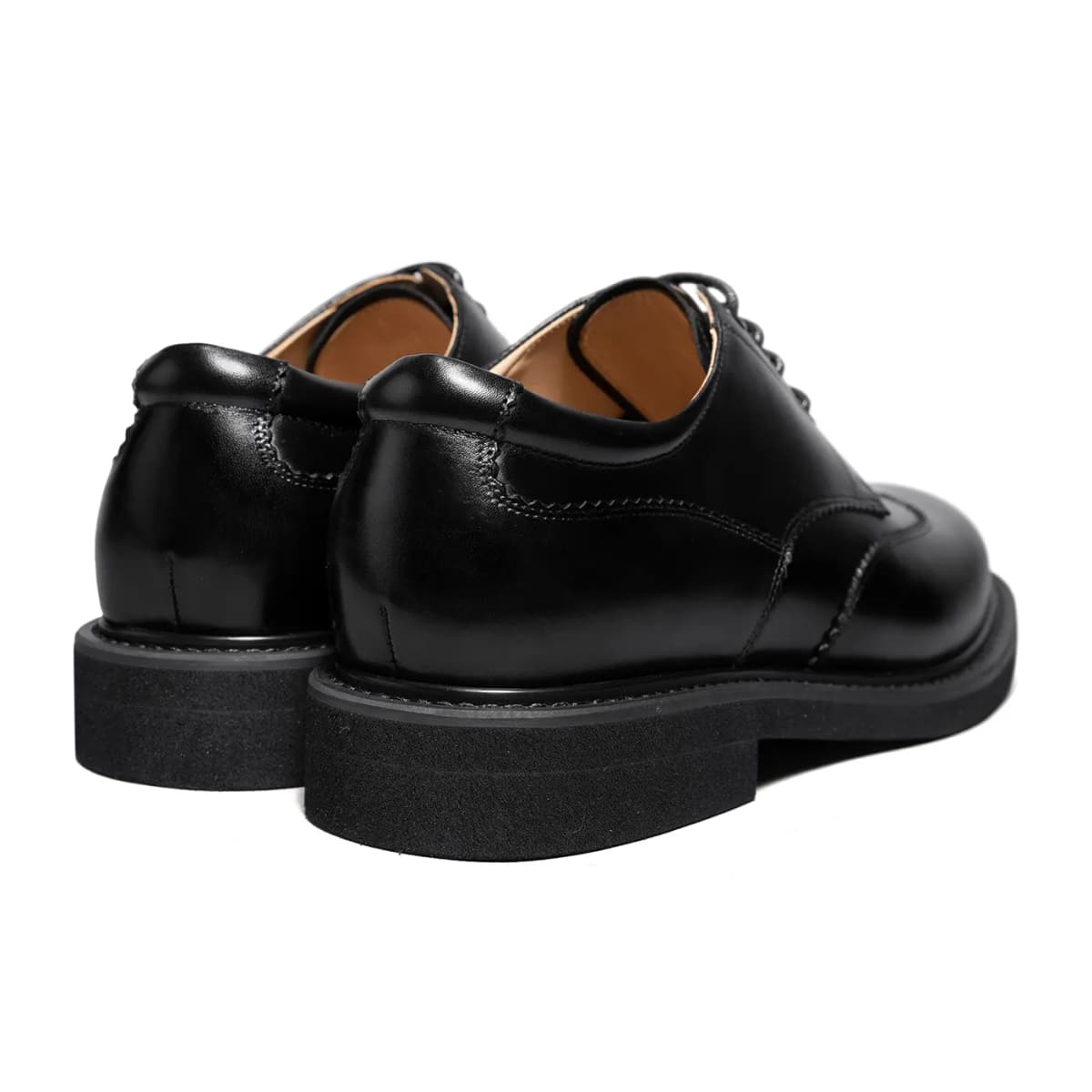 THOM WILLS British Casual Business Soft Sole Derby Shoes Formal Leather Shoes Men's Black 27