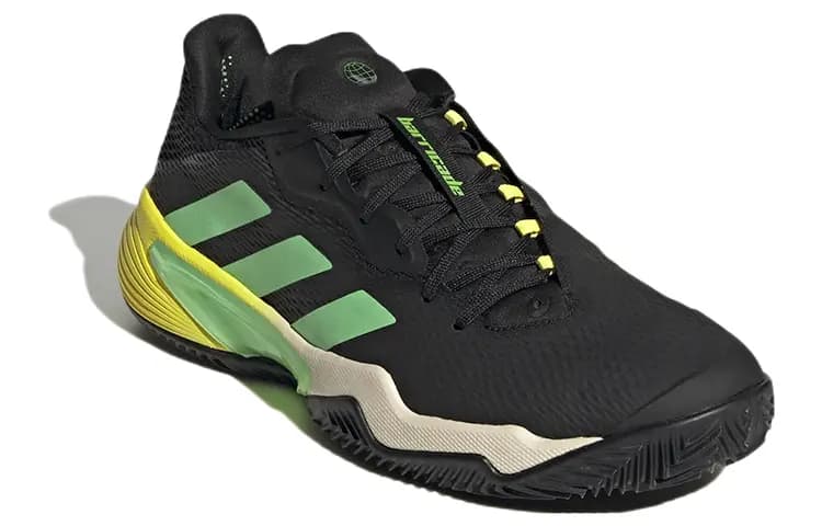 Adidas Barricade Clay Kişi Tennis Ayaqqabısı Qara/Yaşıl 3