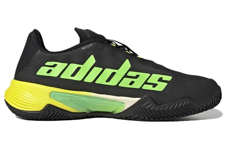 Adidas Barricade Clay Kişi Tennis Ayaqqabısı Qara/Yaşıl 2