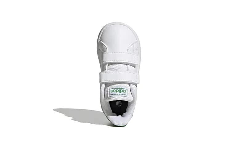 TD Baby adidas neo Advantage Comfortable Durable Skate Shoes White/Green 5