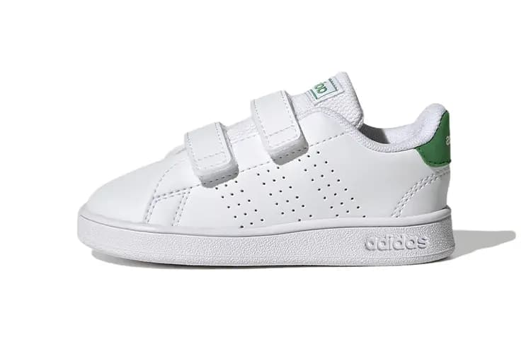 TD Baby adidas neo Advantage Uşaq Ayaqqabısı Ağ/Yaşıl