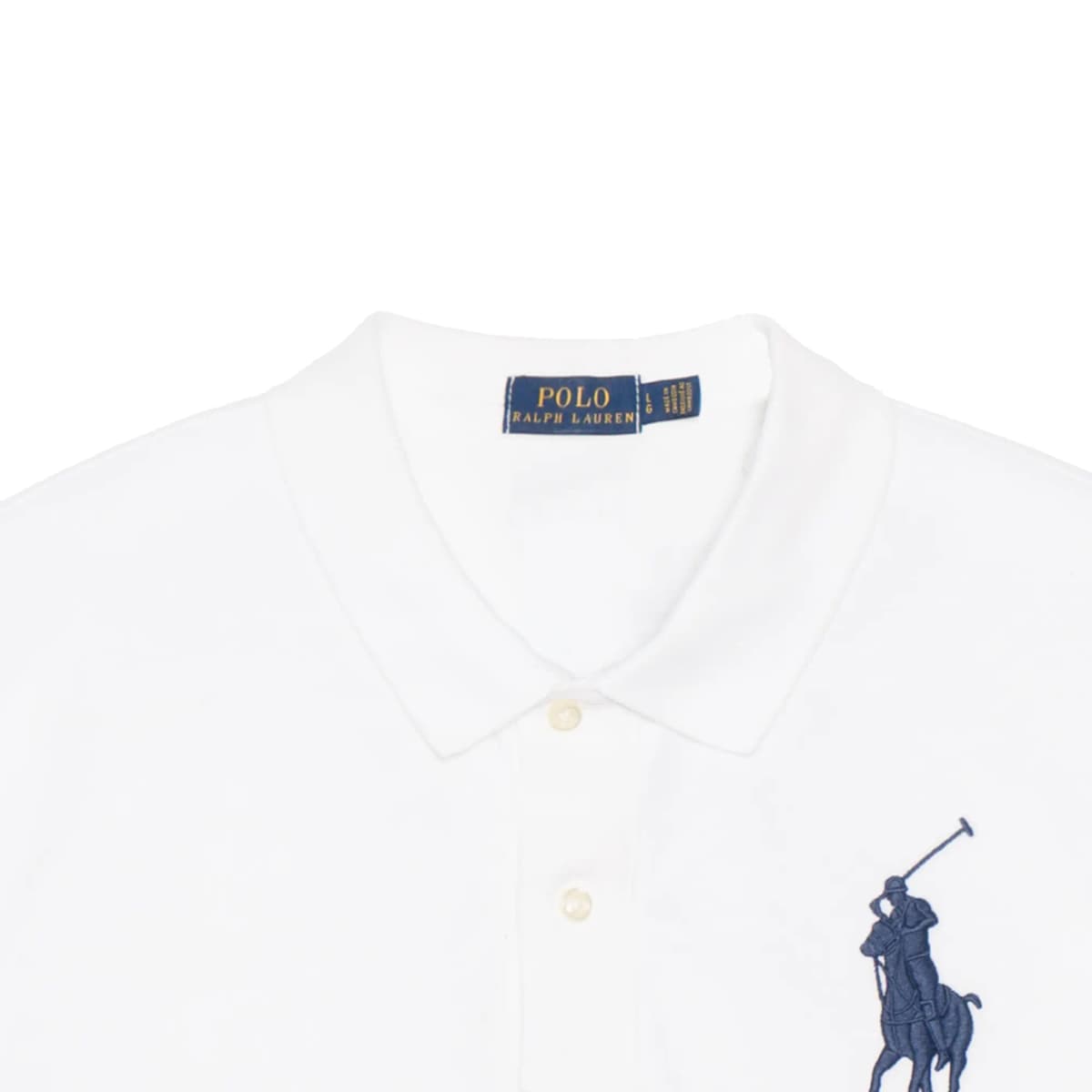 Polo Ralph Lauren SS22 Qadın Polo Köynəyi Ağ 5