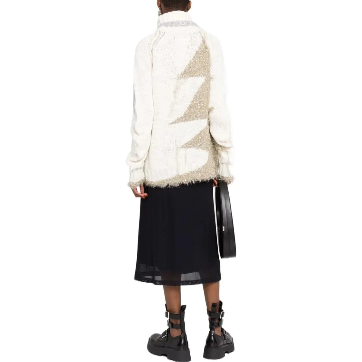 MM6 Maison Margiela FW22 Cashmere Sweater Women's White 3