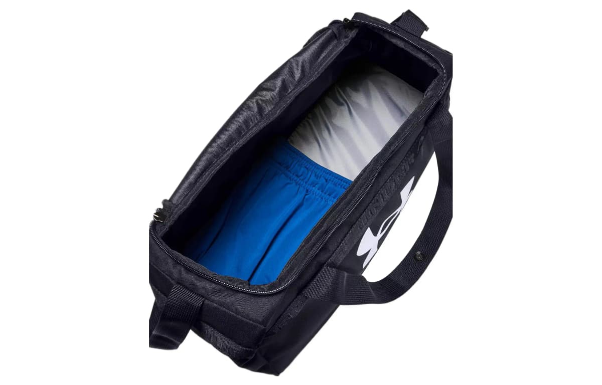 Under Armour Polyester Handbag Shoulder Bag Crossbody Bag Travel Bag Gym Bag Extra Small Unisex Black Gray 3