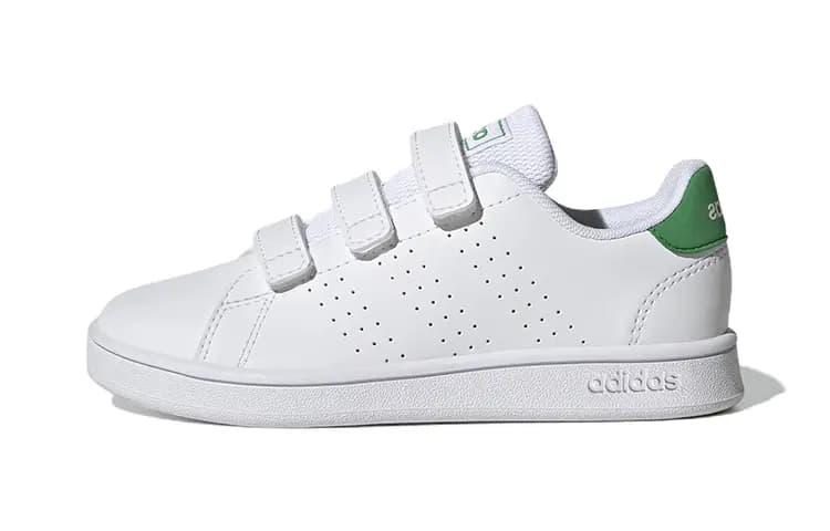 Adidas Neo Advantage Uşaq Skeyt Ayaqqabısı Ağ/Yaşıl