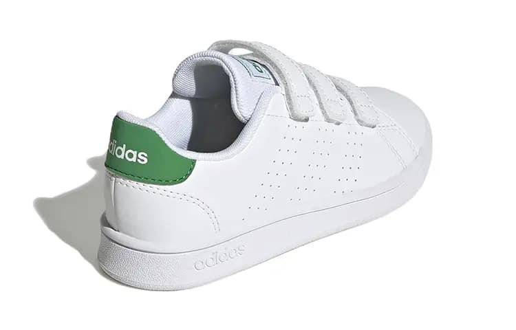 Adidas Neo Advantage Uşaq Skeyt Ayaqqabısı Ağ/Yaşıl 4