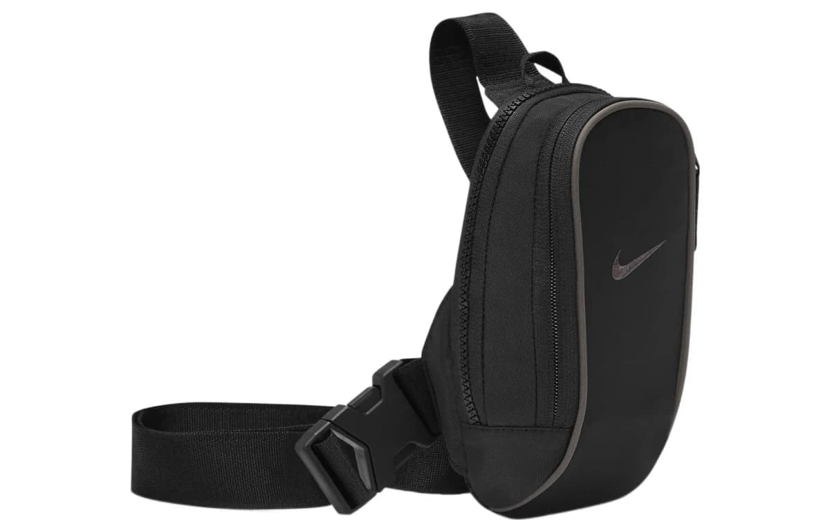 Nike Sportswear Essentials Series Nylon Sling Bag Regular Unisex Pure Black/Stone Gray 2