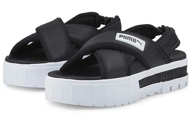 PUMA Mayze Sandal 'Black White' Women's 4