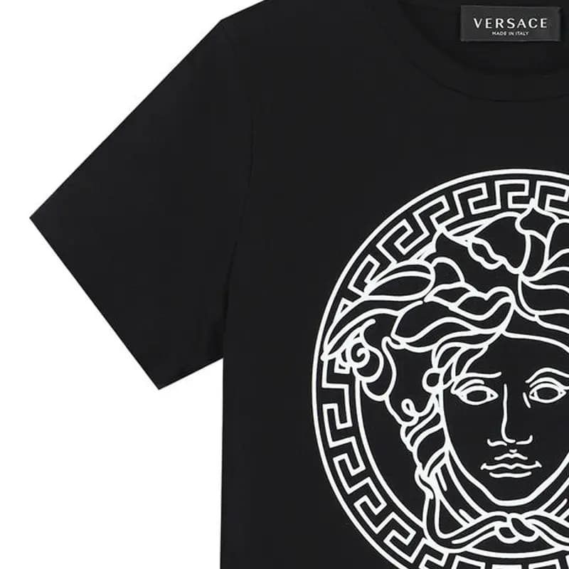 VERSACE SS22 T-Shirt Black Kids' 5