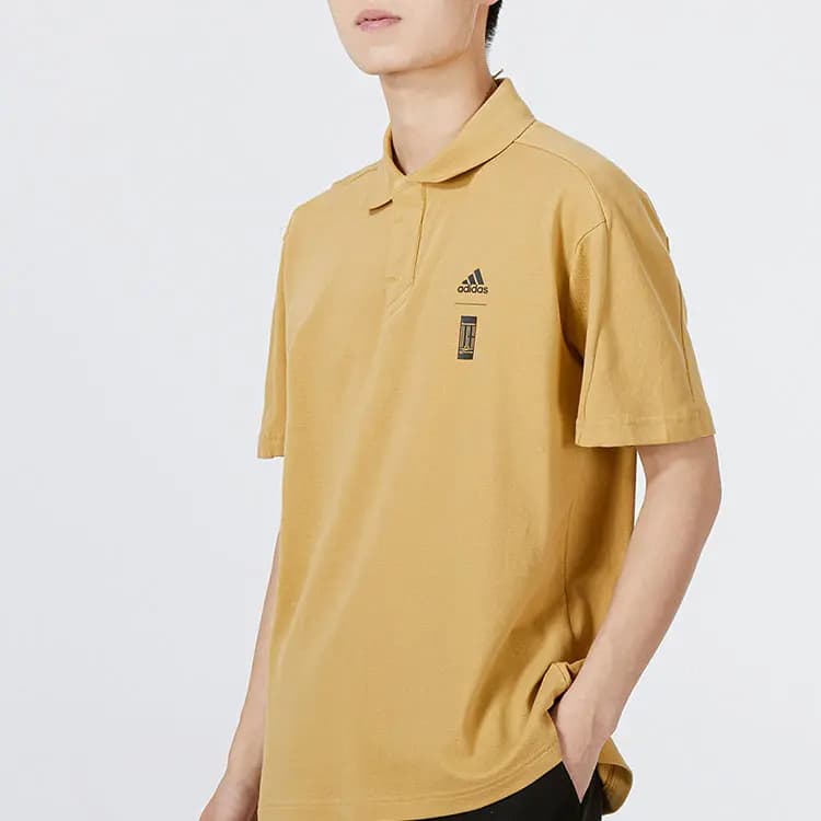 Adidas Polo Shirts Men Yellow 5