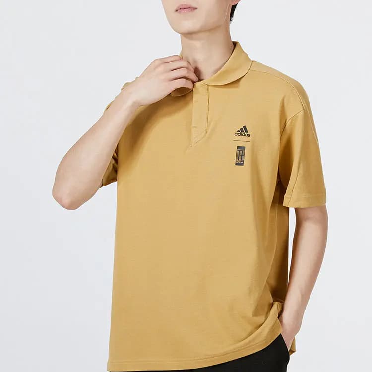 Adidas Polo Shirts Men Yellow 3