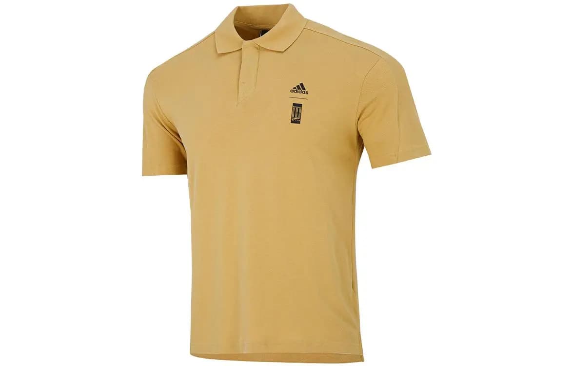 Adidas Polo Shirts Men Yellow 2