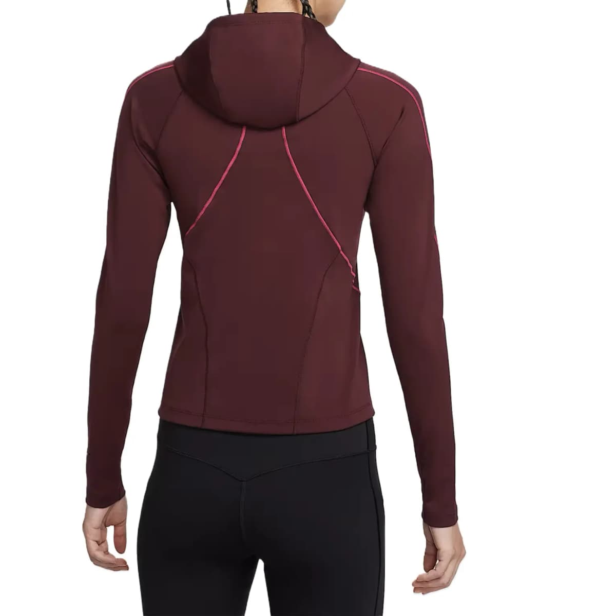 Nike Swoosh Universa Dri-FIT Minimalist Comfortable Quick-Dry Hooded Fitness Top Women's 2