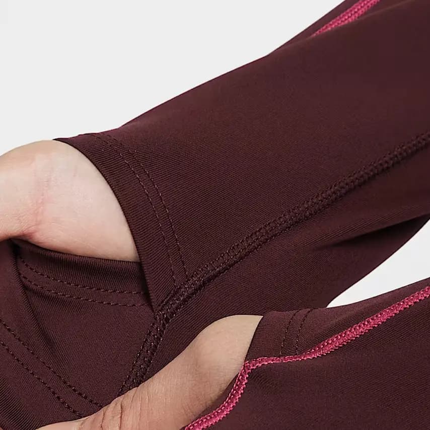 Nike Swoosh Universa Dri-FIT Minimalist Comfortable Quick-Dry Hooded Fitness Top Women's 3