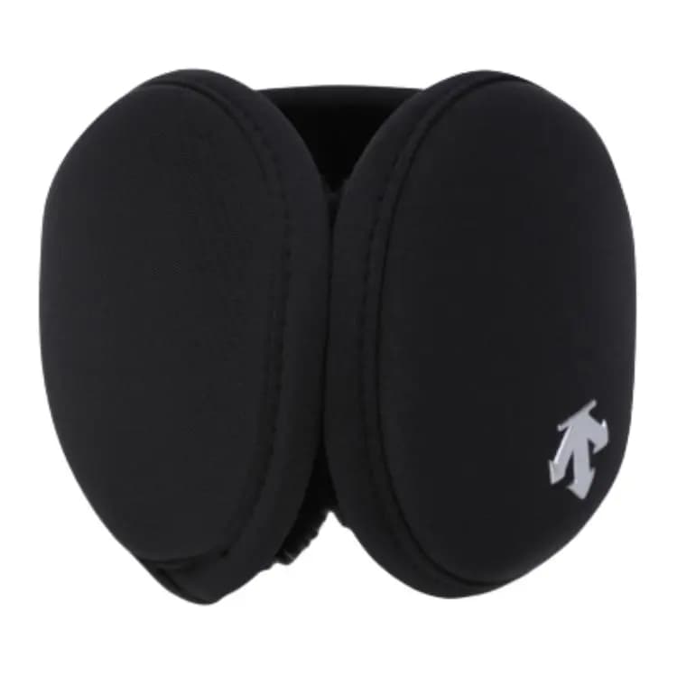 DESCENTE Logo Ear Muffs Unisex Black 2
