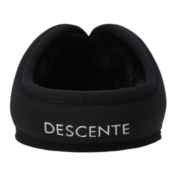 DESCENTE Logo Ear Muffs Unisex Black 5