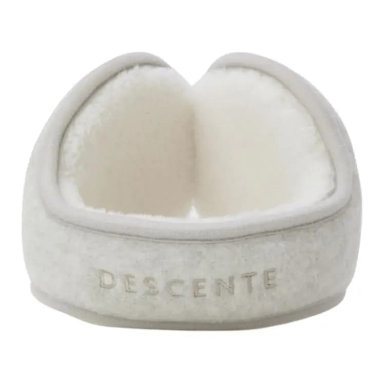 DESCENTE Logo Unisex Qulaqçıq Ağ 3