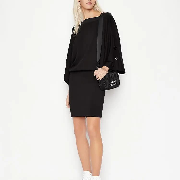 ARMANI EXCHANGE Qadın Donu Qara 4