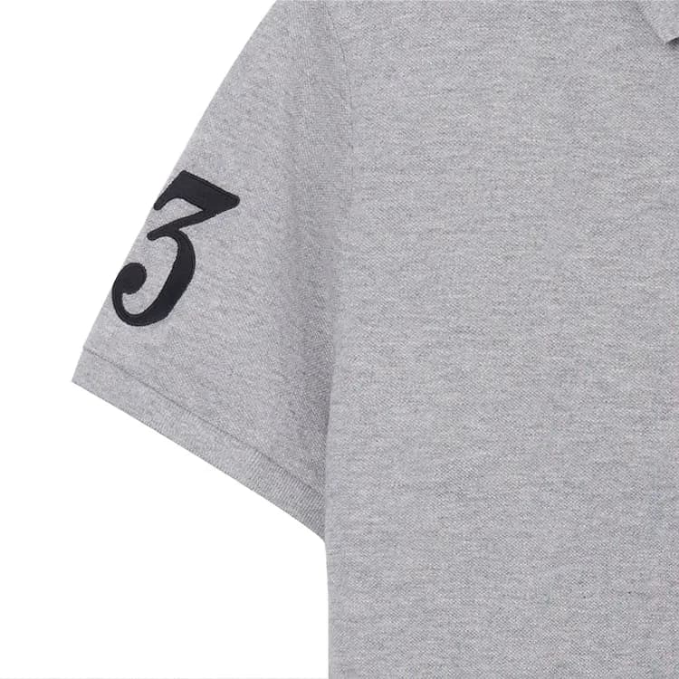 Polo Ralph Lauren Kişi Qısaqol Polo Köynəyi Boz 5