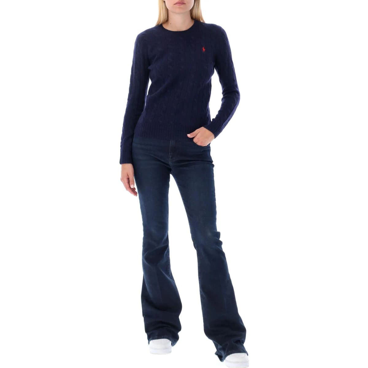 Polo Ralph Lauren FW22 Qadın Sviter Mavi 3