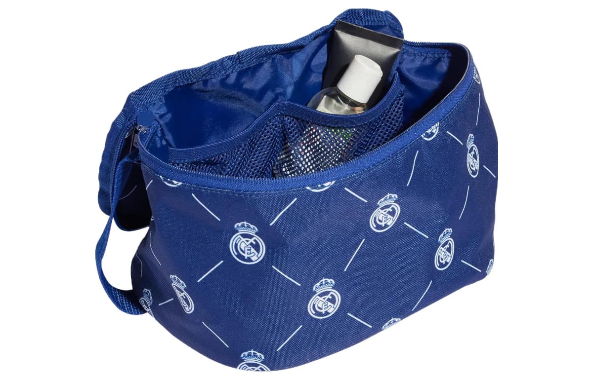 adidas Originals Real Madrid Unisex Kosmetika Çantası Mavi 4