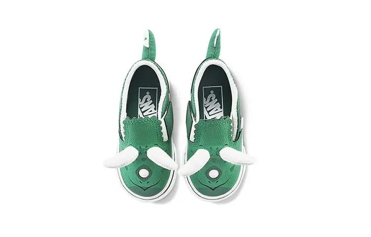 Vans Slip-On V Uşaq Ayaqqabısı 'Triceratops' 4