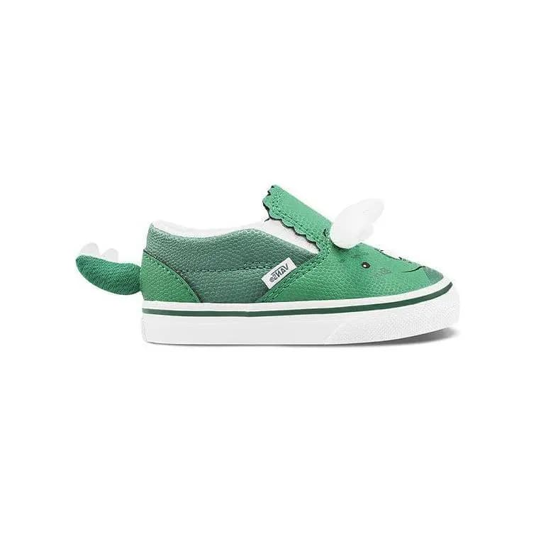 Vans Slip-On V Uşaq Ayaqqabısı 'Triceratops' 2