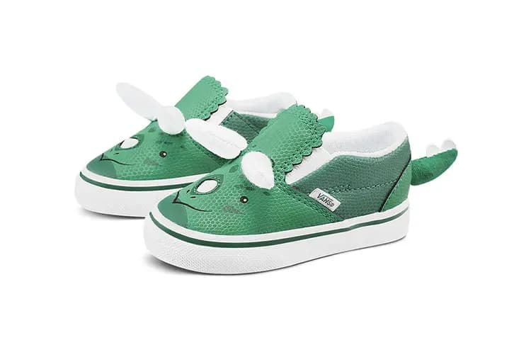 Vans Slip-On V Uşaq Ayaqqabısı 'Triceratops' 3